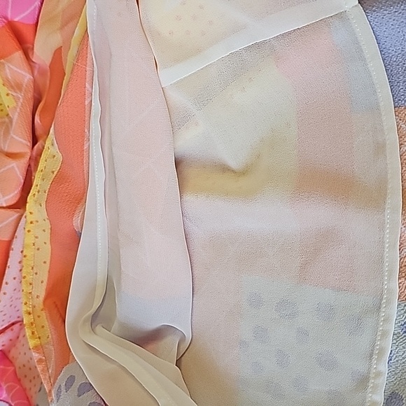 Fun‎ patchwork mini dress by Impression. Size 3X. Beachy, boho. - Picture 9 of 10